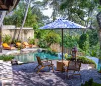 Villa Amaru, cubierta de la piscina