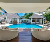 Villa Jajaliluna, cubierta de la piscina